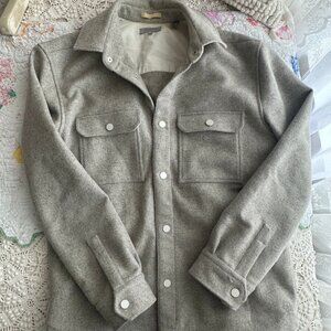 Ted Baker Heavy Shacket in ECRU WOOL!!! Great Quality - SO PRETTY! and warm.